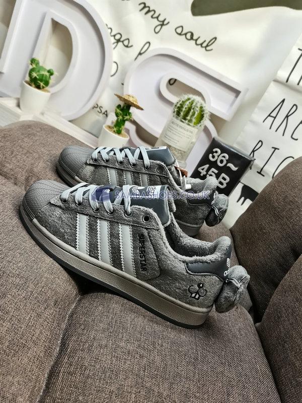 Melting Sadness x Adidas Superstar "Grey Bunny" - Grey Three/Grey Two/Grey Five - GZ6989 Classic Originals Shoes