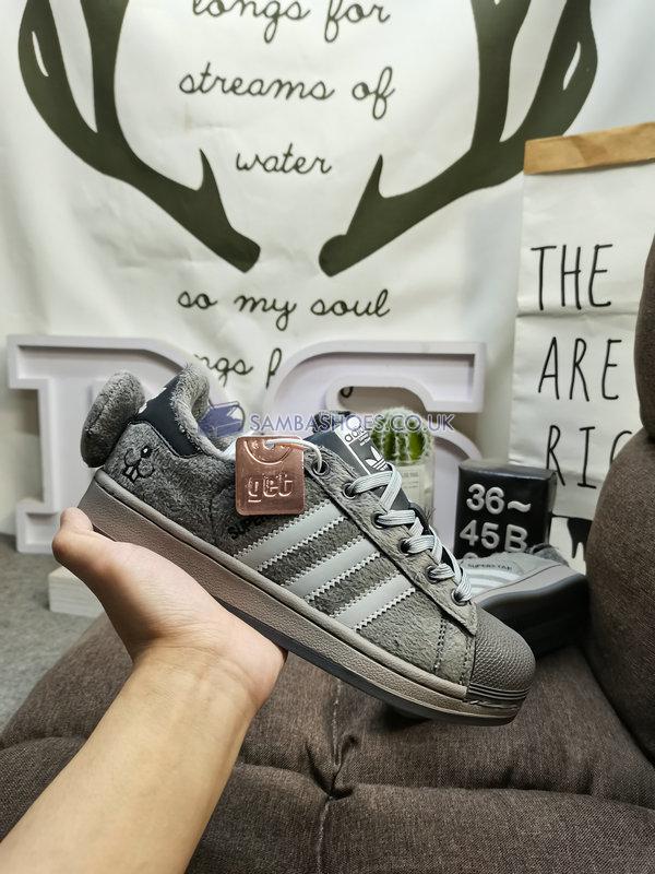 Melting Sadness x Adidas Superstar "Grey Bunny" - Grey Three/Grey Two/Grey Five - GZ6989 Classic Originals Shoes