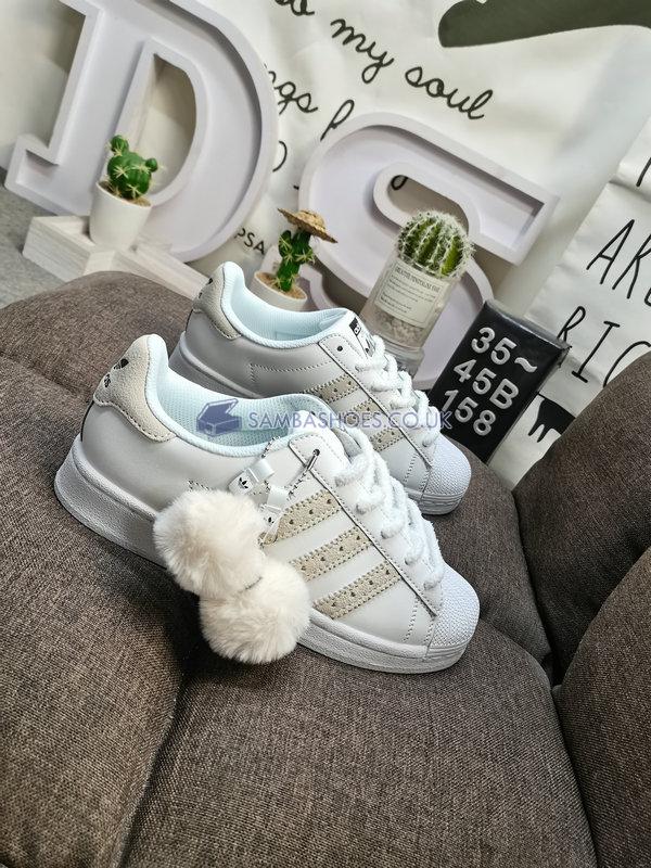 Adidas Superstar "Crystal White" - Footwear White/Crystal White/Core Black - GX3640 Classic Originals Shoes