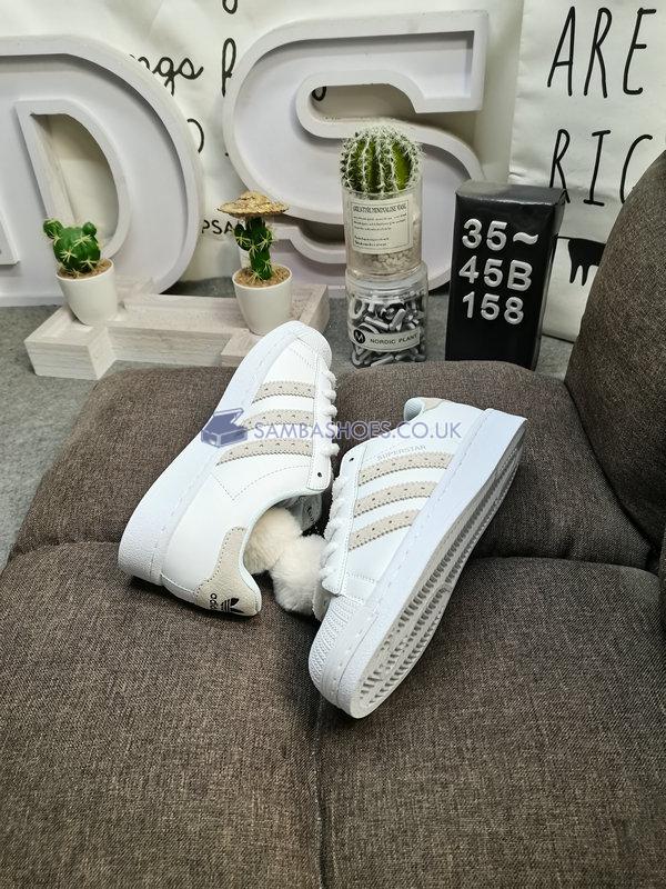 Adidas Superstar "Crystal White" - Footwear White/Crystal White/Core Black - GX3640 Classic Originals Shoes