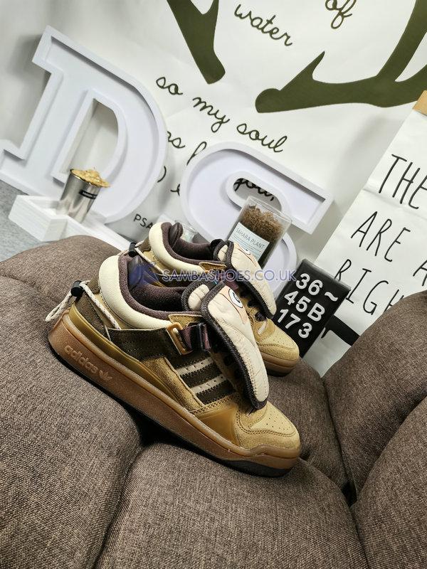 Adidas Bad Bunny x Forum Buckle Low "The First Cafe" - Cardboard/Supplier Colour/Mesa - GW0264 Classic Originals Shoes