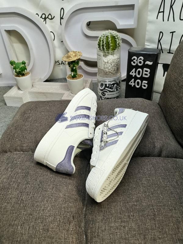 Adidas Superstar "White Purple" - White/Purple - GZ3389 Classic Originals Shoes