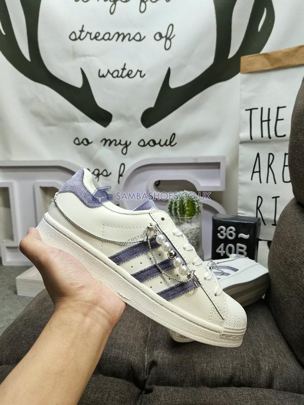 Adidas Superstar "White Purple" - White/Purple - GZ3389 Classic Originals Shoes