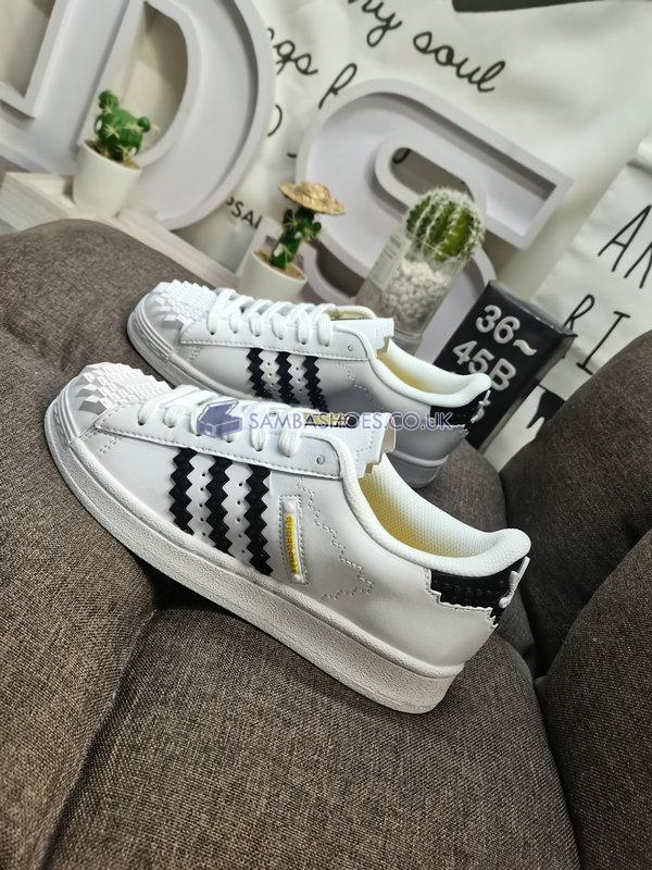 LEGO x Adidas Superstar "Base Plates" - Cloud White/Core Black/Core Black - GW5270 Classic Originals Shoes