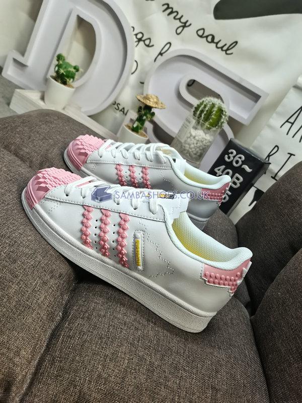 LEGO x Adidas Superstar "White Pink" - White/Pink - GW5270-1 Classic Originals Shoes