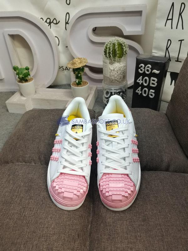 LEGO x Adidas Superstar "White Pink" - White/Pink - GW5270-1 Classic Originals Shoes