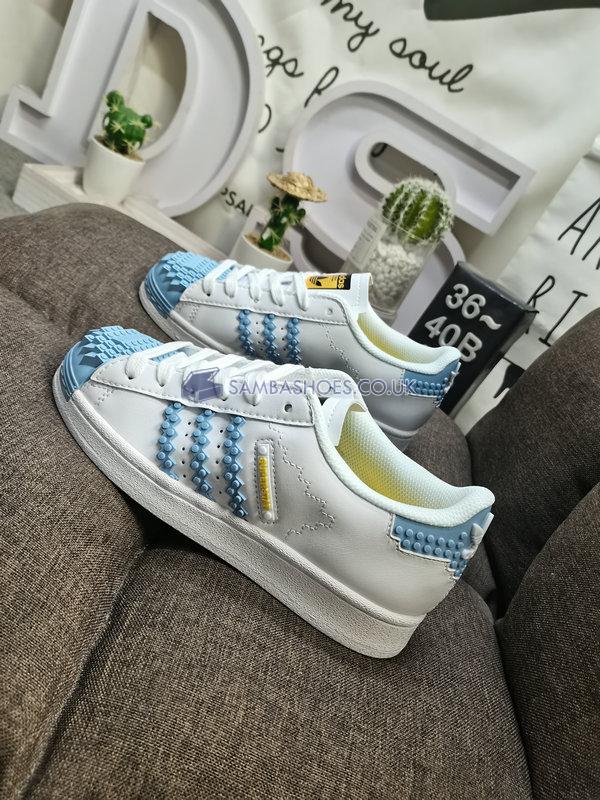 LEGO x Adidas Superstar "White Blue" - White/Blue - GW5270-2 Classic Originals Shoes