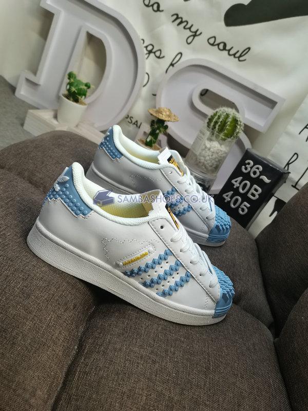 LEGO x Adidas Superstar "White Blue" - White/Blue - GW5270-2 Classic Originals Shoes