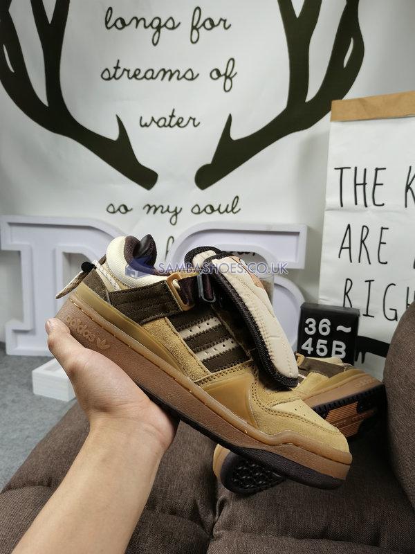 Adidas Bad Bunny x Forum Buckle Low "The First Cafe" - Cardboard/Supplier Colour/Mesa - GW0264 Classic Originals Shoes