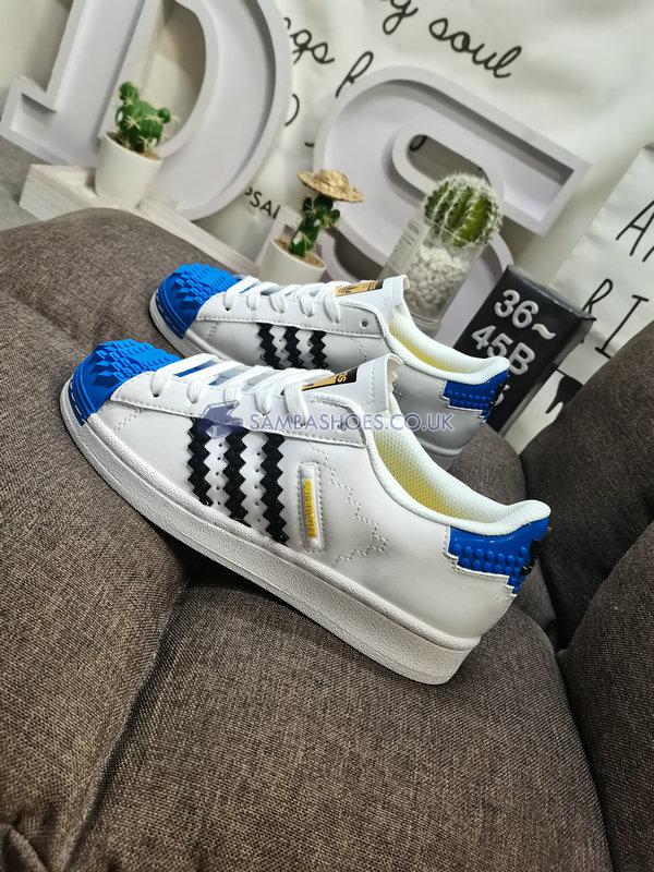 LEGO x Adidas Superstar "White Royal Blue Black" - White/Royal Blue/Black - GW5270-4 Classic Originals Shoes