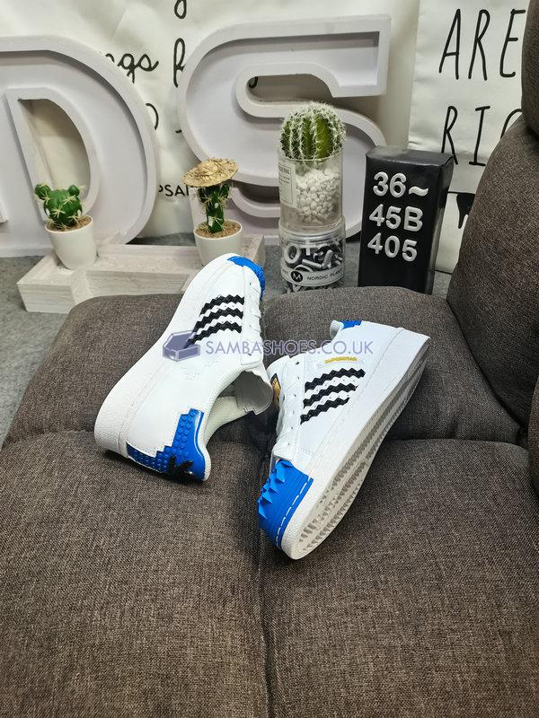 LEGO x Adidas Superstar "White Royal Blue Black" - White/Royal Blue/Black - GW5270-4 Classic Originals Shoes