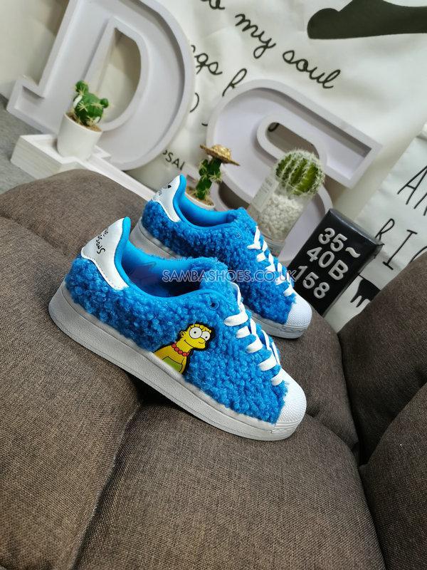 The Simpsons x Adidas Superstar "Marge Simpson" - Cloud White/Core Black/Cloud White - GZ1774 Classic Originals Shoes