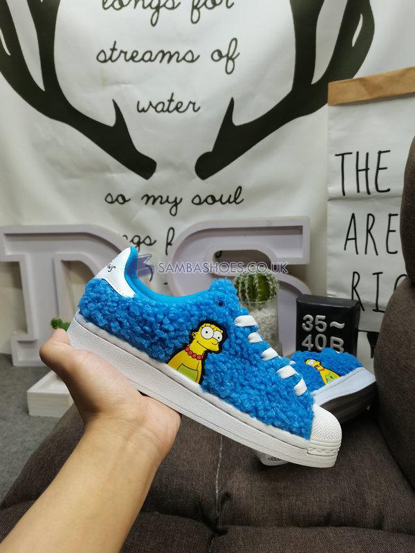 The Simpsons x Adidas Superstar "Marge Simpson" - Cloud White/Core Black/Cloud White - GZ1774 Classic Originals Shoes