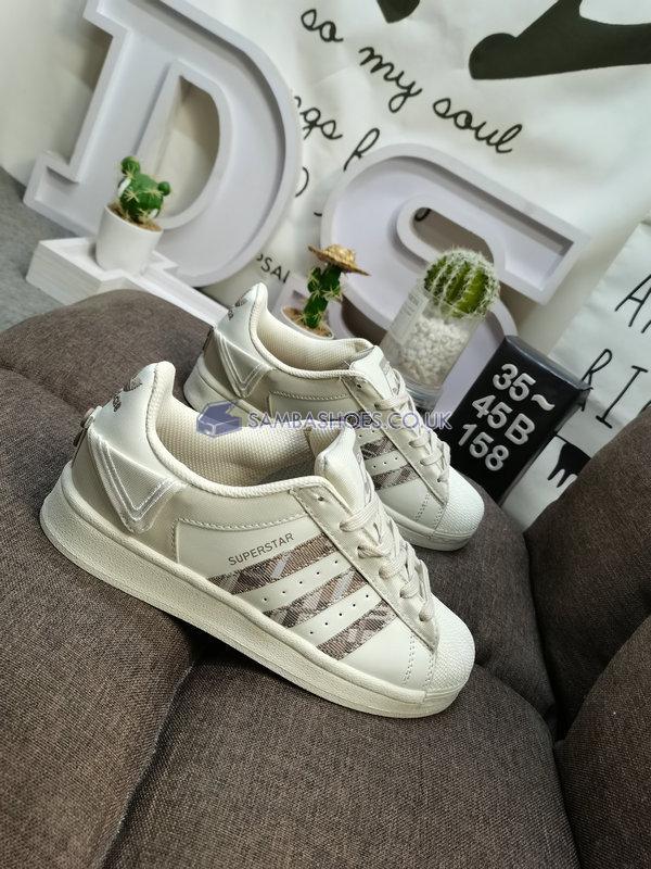 Adidas Superstar "White Brown" - White/Brown - IG3004 Classic Originals Shoes