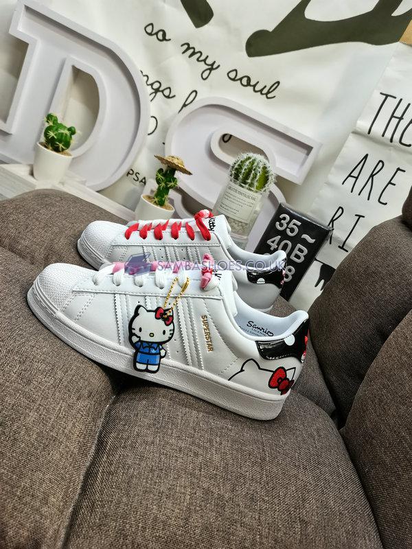 Hello Kitty x Adidas Superstar "White Bliss Pink" - Cloud White/Cloud White/Bliss Pink - GW7168 Classic Originals Shoes