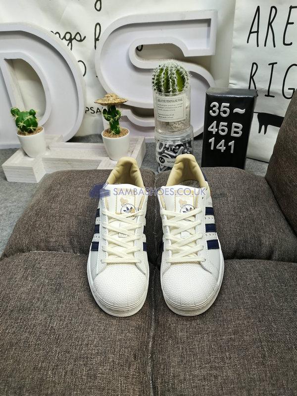 Adidas Superstar "Valentines Day 2023 - Navy" - Off White/Shadow Navy/Core White - IE6977 Classic Originals Shoes