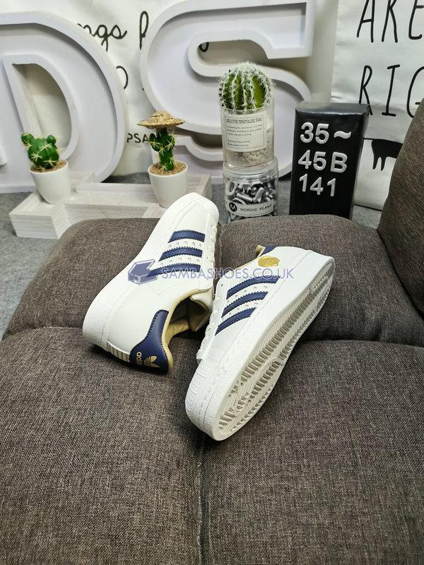 Adidas Superstar "Valentines Day 2023 - Navy" - Off White/Shadow Navy/Core White - IE6977 Classic Originals Shoes