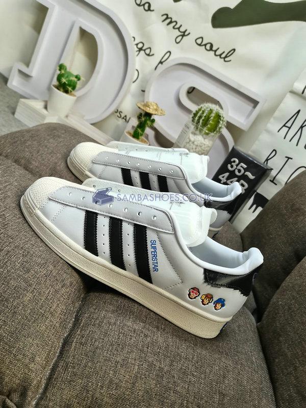 Monkey Kingdom x Adidas Superstar "White Black" - Cloud White/Core Black/Chalk White - IG3500 Classic Originals Shoes