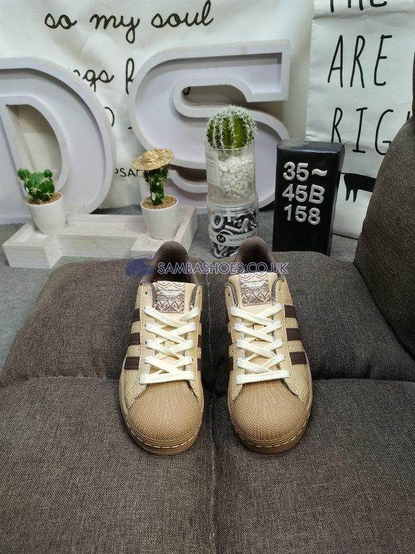 Adidas Superstar "Magic Beige Tribal" - Magic Beige/Earth Strata/Cargo Brown - IF0505 Classic Originals Shoes