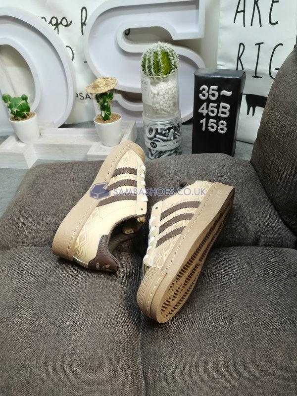 Adidas Superstar "Magic Beige Tribal" - Magic Beige/Earth Strata/Cargo Brown - IF0505 Classic Originals Shoes