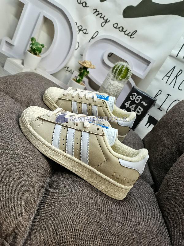 Adidas Superstar "Cream White" - Cream White/White-Blue Bird - H05658 Classic Originals Shoes