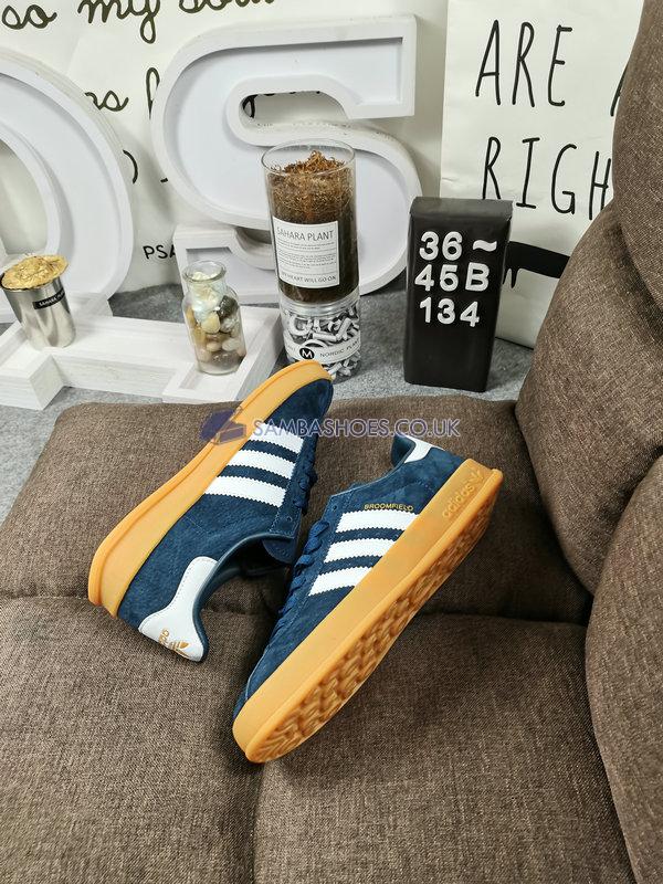 Adidas Broomfield "Navy White" - Navy/White/Gold - FX5678-2 Classic Originals Shoes