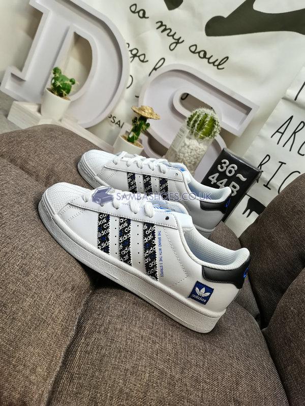 Adidas Superstar "White Black Blue" - White/Black/Blue - FZ4832 Classic Originals Shoes