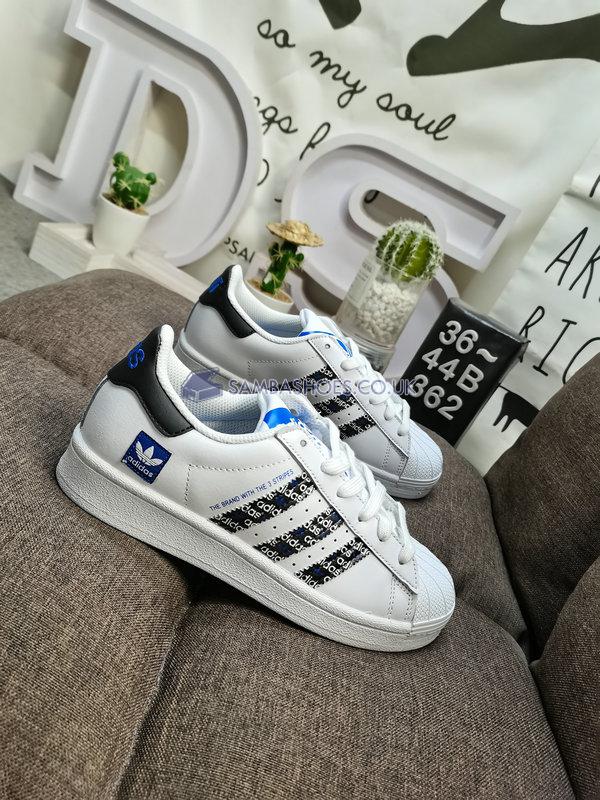 Adidas Superstar "White Black Blue" - White/Black/Blue - FZ4832 Classic Originals Shoes