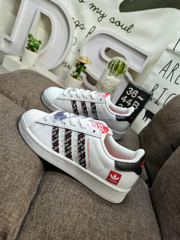 Adidas Superstar "White Black Red" - White/Black/Red - FZ4833 Classic Originals Shoes