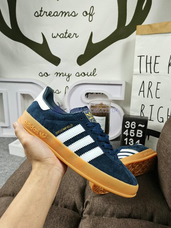 Adidas Broomfield "Navy White" - Navy/White/Gold - FX5678-2 Classic Originals Shoes