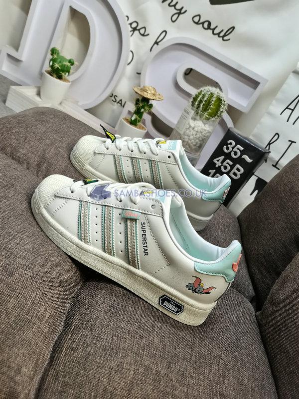 Disney x Adidas Superstar "Dumbo" - Core White/Wonder Beige/Core White - IE5880 Classic Originals Shoes