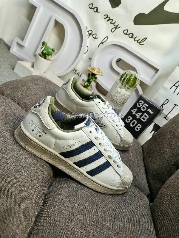 Yu Nagaba x Adidas Superstar "Always Together" - Off White/Shadow Navy/Silver Pebble - IG3852 Classic Originals Shoes