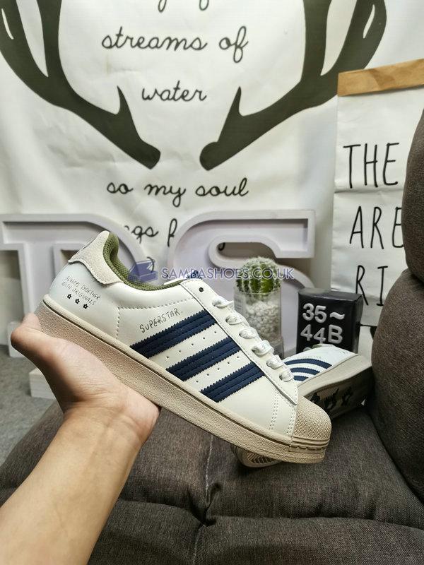 Yu Nagaba x Adidas Superstar "Always Together" - Off White/Shadow Navy/Silver Pebble - IG3852 Classic Originals Shoes