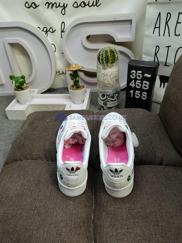 Hello Kitty x Adidas Superstar J "Colorful Florals" - Cloud White/Cloud White/Core Black - ID7279 Classic Originals Shoes