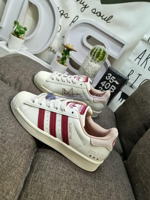 Yu Nagaba x Adidas Superstar "Always Together" - Cloud White/Red - IG3853 Classic Originals Shoes