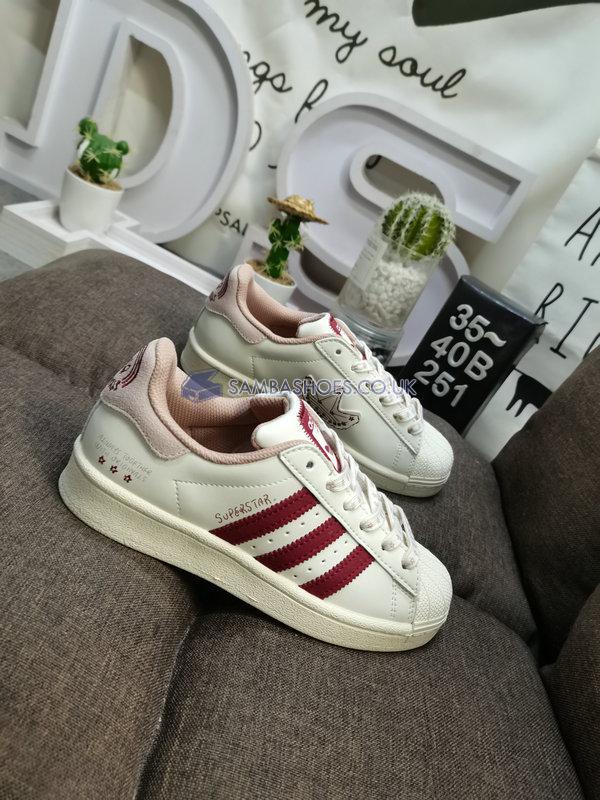 Yu Nagaba x Adidas Superstar "Always Together" - Cloud White/Red - IG3853 Classic Originals Shoes