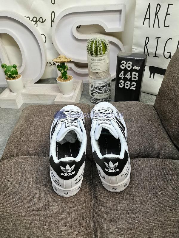 Adidas Superstar "Sharpie Pack - Graffiti White Black" - Cloud White/Core Black/Cloud White - GV9804 Classic Originals Shoes