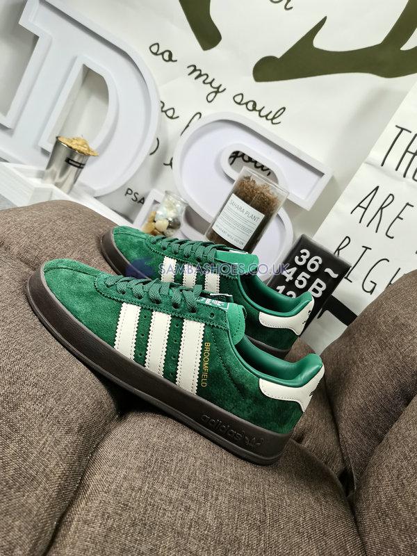 Adidas Broomfield "Core Green" - Core Green/Footwear White/Gold - EF5735-2 Classic Originals Shoes