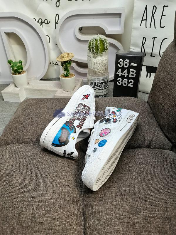 Kasing Lung x Disney x Adidas Superstar "Labubu Mickey Mouse" - Cloud White/Cloud White/Core Black - GZ8839 Classic Originals Shoes