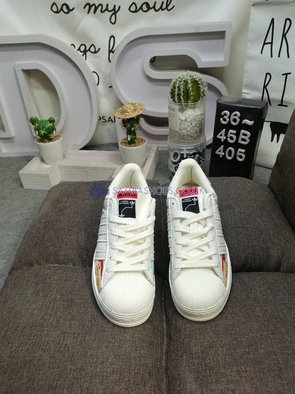 Adidas Superstar "Cream White Red" - Cream/White/Red - GY9022 Classic Originals Shoes