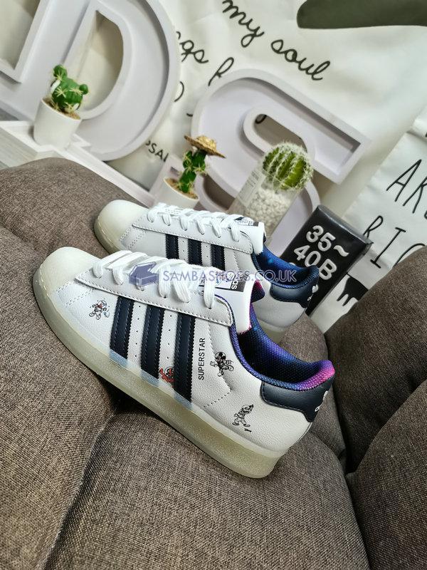 Disney x Adidas Superstar "Space Journey - White" - Footwear White/Magic Beige/Core Black - HQ2175 Classic Originals Shoes