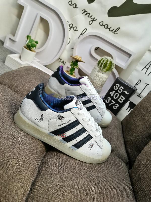 Disney x Adidas Superstar "Space Journey - White" - Footwear White/Magic Beige/Core Black - HQ2175 Classic Originals Shoes