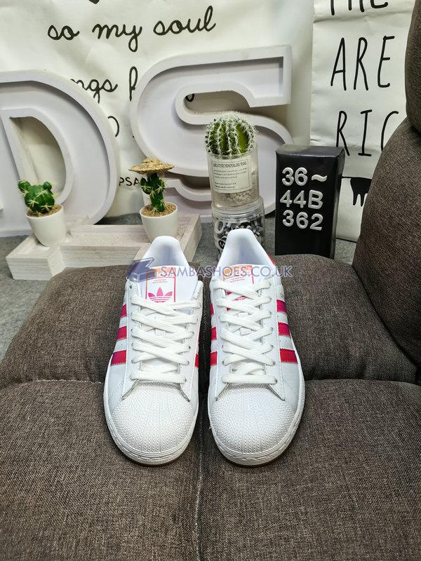 Adidas Superstar "White Pink Energy Ink" - Footwear White/Shock Pink/Energy Ink - EG8132 Classic Originals Shoes