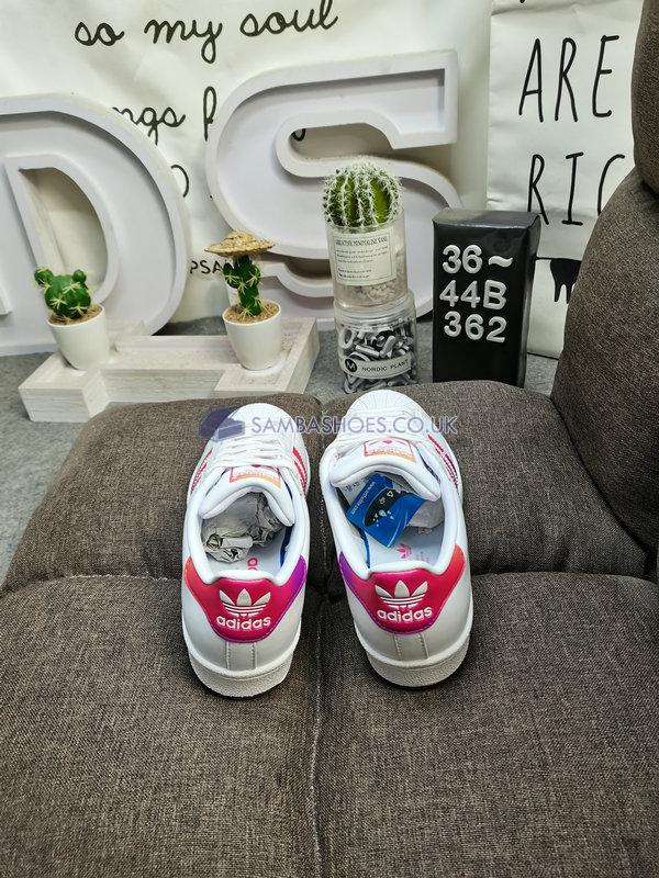 Adidas Superstar "White Pink Energy Ink" - Footwear White/Shock Pink/Energy Ink - EG8132 Classic Originals Shoes