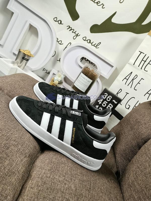 Adidas Broomfield "Black White" - Black/White/Gold - BD7611-2 Classic Originals Shoes