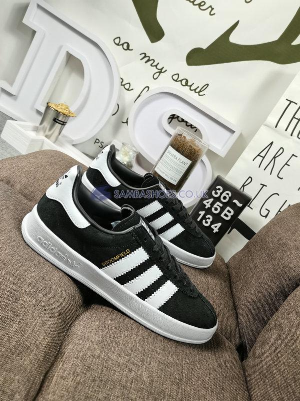 Adidas Broomfield "Black White" - Black/White/Gold - BD7611-2 Classic Originals Shoes