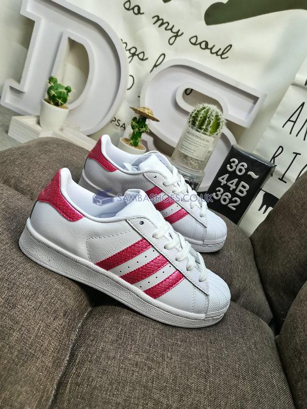 Adidas Superstar "White Pink" - Footwear White/Pink/Core Black - EE9151 Classic Originals Shoes