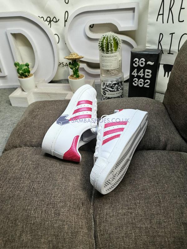 Adidas Superstar "White Pink" - Footwear White/Pink/Core Black - EE9151 Classic Originals Shoes