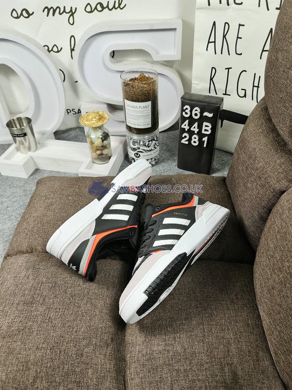 Adidas Drop Step Low "Grey" - Black/White/Grey/Orange - EE5225-1 Classic Originals Shoes