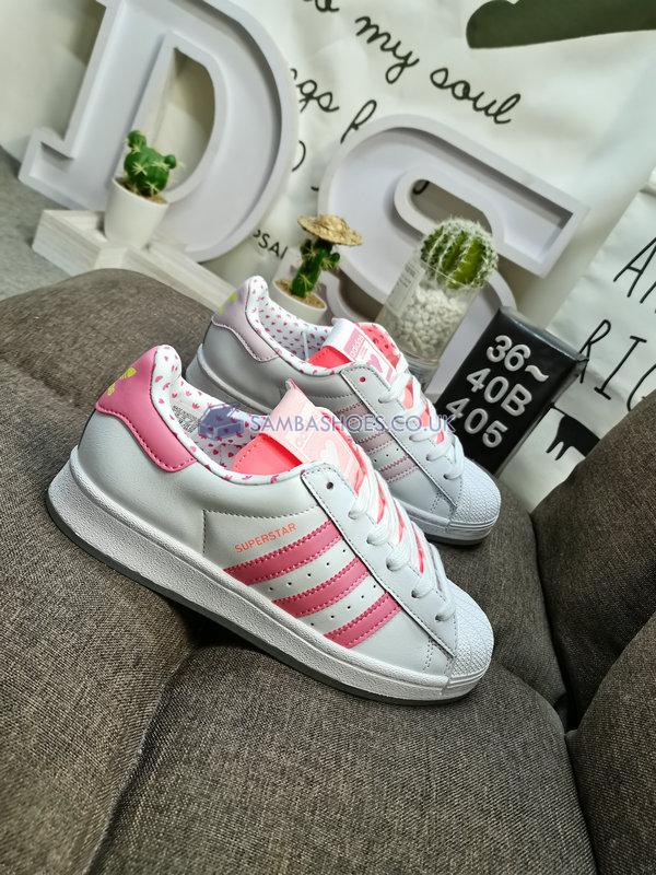 Adidas Superstar Shell Toe J "Valentines Day" - Cloud White/Rose Tone/Almost Pink - GY3336 Classic Originals Shoes